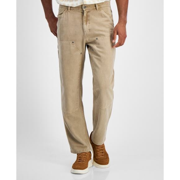 GUESS Men's Straight-Fit Cotton Car Impact Grey 36x32 $108 - Picture 2 of 9